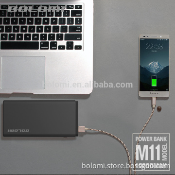 Type C port 10000mah power bank with Aluminum alloy shell